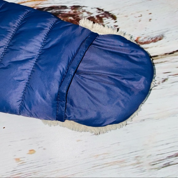 The White Company Blue Quilted Baby Pramsuit size 9-12 months - Picture 16 of 16